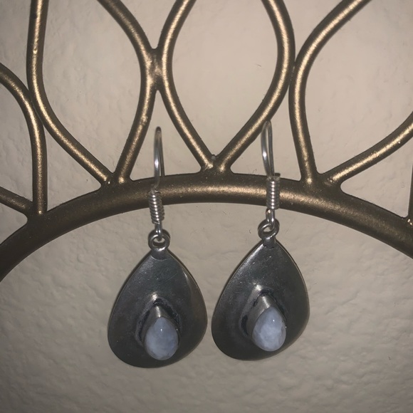 Moonstone Earrings - Picture 2 of 4